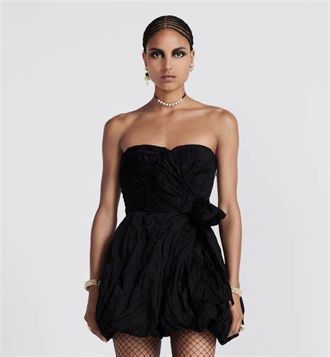 dior bustier kaufen|Bustier Dress Black Technical Cotton Duchesse .